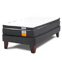DRIMKIP - Cama Europea Funcional 1 Plaza 90x190 Cm + Topper