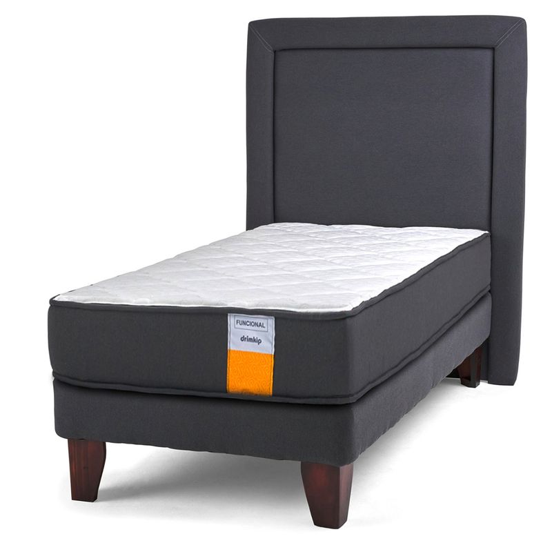 DRIMKIP - Cama Europea Funcional 1.5 Plazas 105x190 Cm + Respaldo Drimkip Drimkip