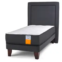 DRIMKIP - Cama Europea Funcional 1.5 Plazas 105x190 Cm + Respaldo
