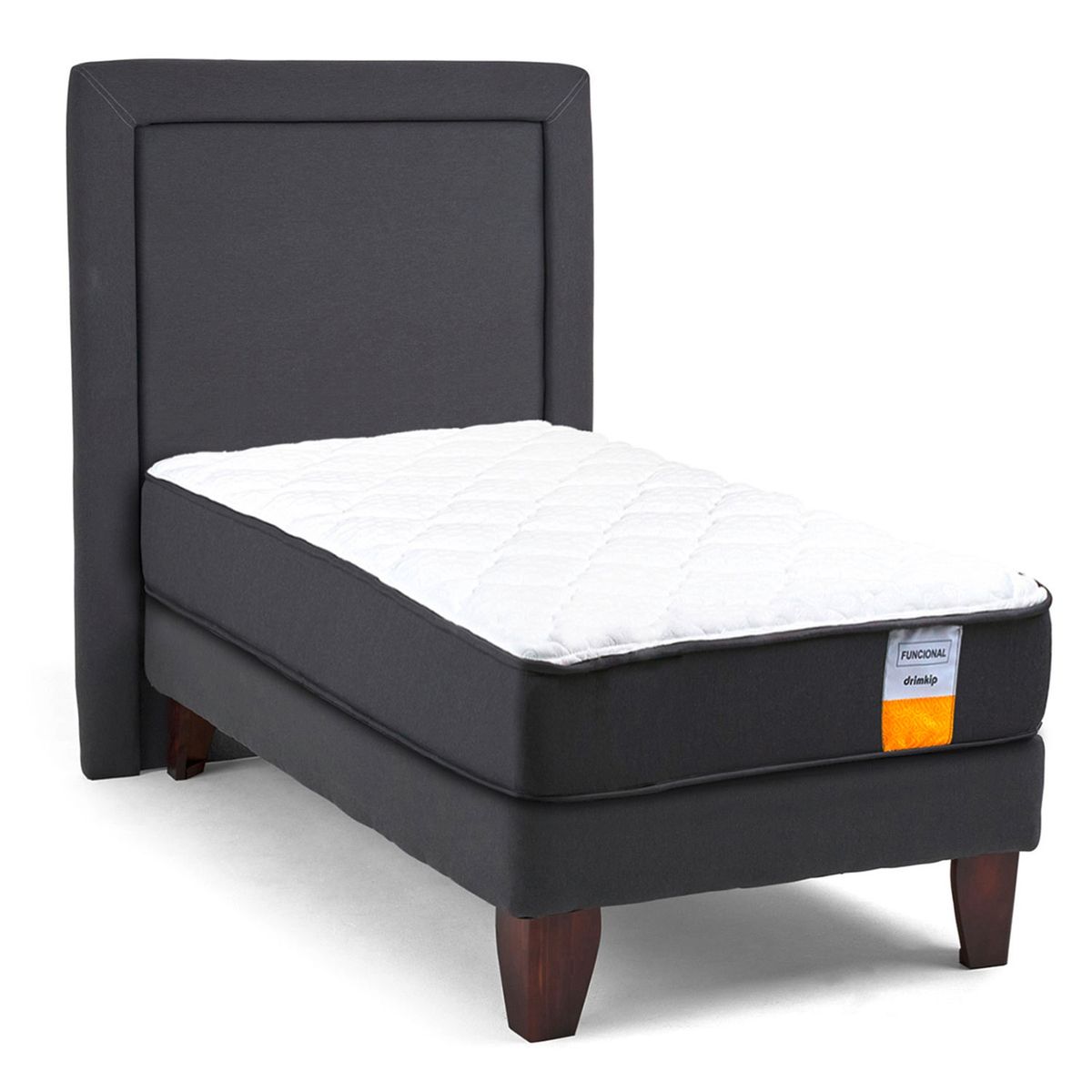 DRIMKIP - Cama Europea Funcional 1.5 Plazas 105x190 Cm + Respaldo Drimkip Drimkip