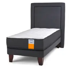 DRIMKIP - Cama Europea Funcional 1.5 Plazas Plus 105x200 Cm + Respaldo