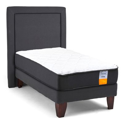 Imagen 2 del producto Cama Europea Funcional 1.5 Plazas Plus 105x200 Cm + Respaldo