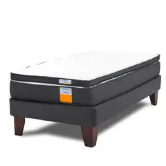 DRIMKIP - Cama Europea Funcional 1.5 Plazas Plus 105x200 Cm + Topper