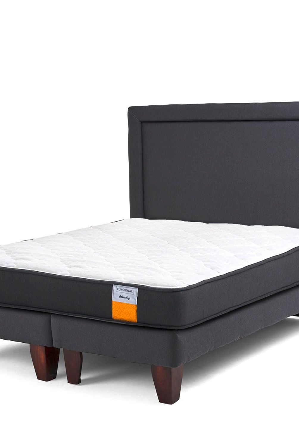 DRIMKIP - Cama Europea Funcional Full 137x190 Cm + Respaldo Drimkip