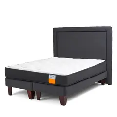 DRIMKIP - Cama Europea Funcional Full 137x190 Cm + Respaldo