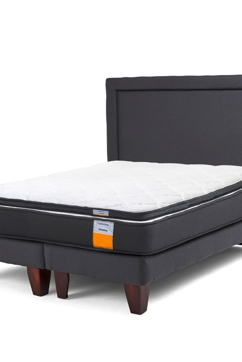 DRIMKIP - Cama Europea Funcional Full + Respaldo Drimkip