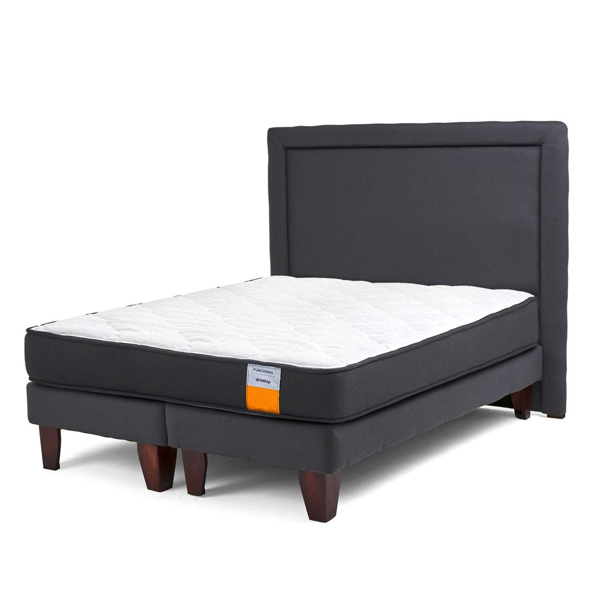 DRIMKIP - Cama Europea Funcional Super King 200x200 Cm + Respaldo Drimkip