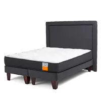 Cama Europea Funcional Super King 200x200 Cm + Respaldo