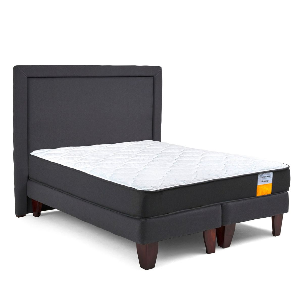 DRIMKIP - Cama Europea Funcional Super King 200x200 Cm + Respaldo Drimkip