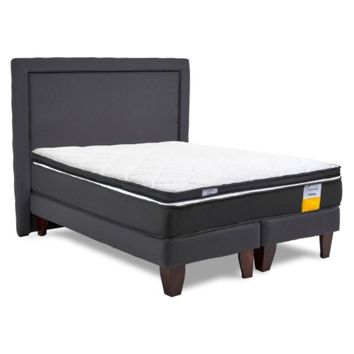 DRIMKIP - Cama Europea Funcional Super King 200x200 Cm + Respaldo + Topper Drimkip