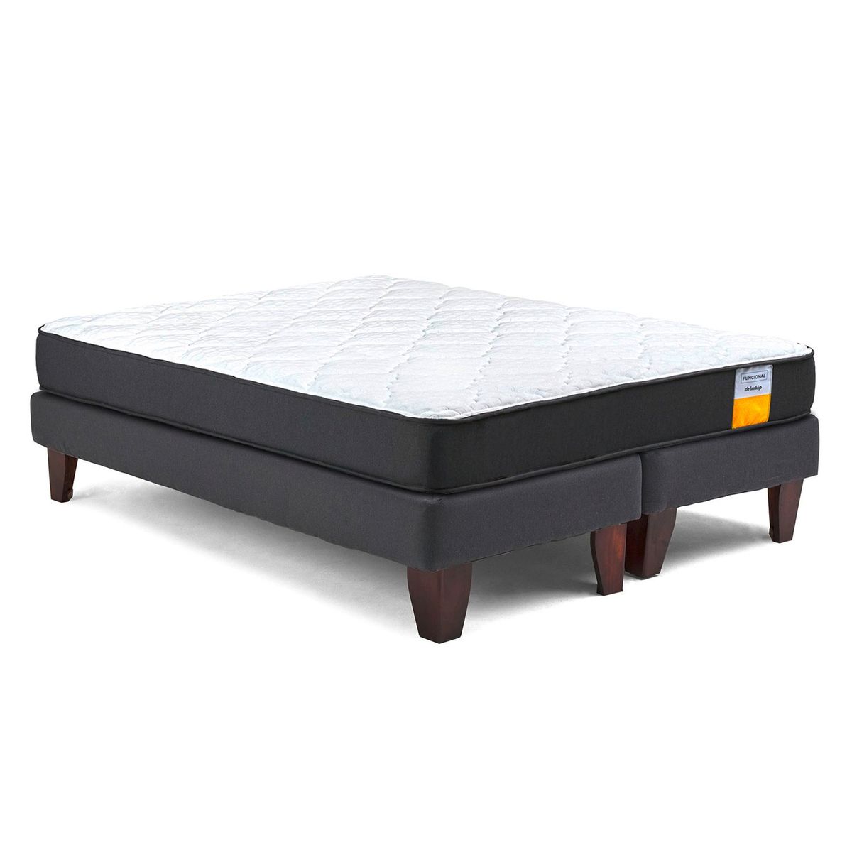 DRIMKIP - Cama Europea Funcional Full X 1.90T Base Dividida Drimkip
