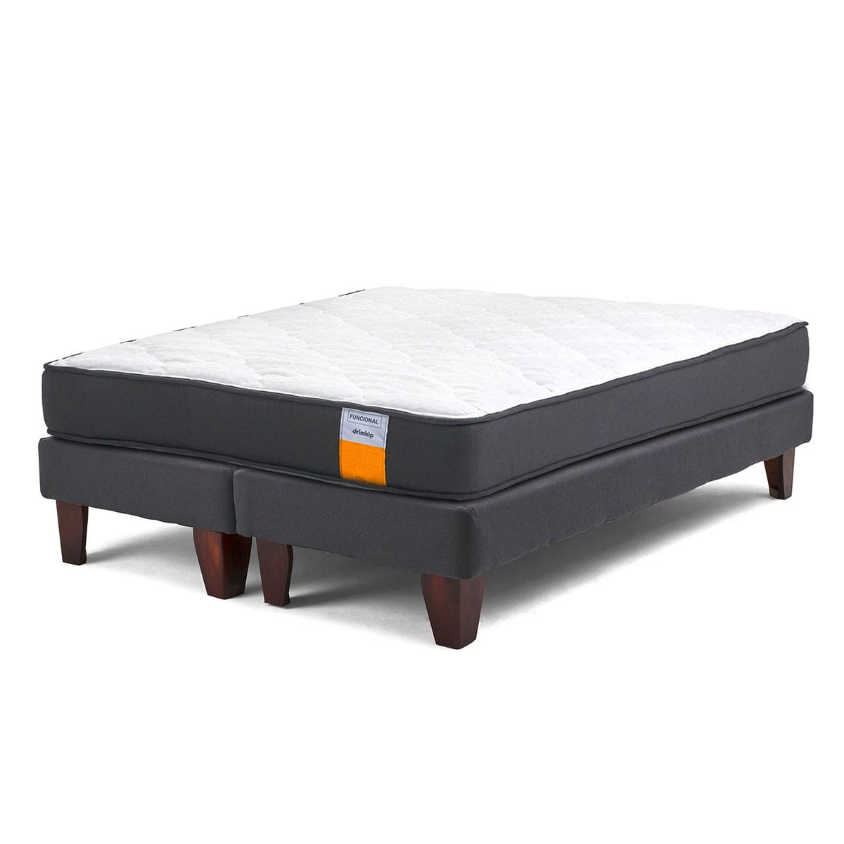DRIMKIP - Cama Europea Funcional King X 2.00Mt Base Dividida Drimkip