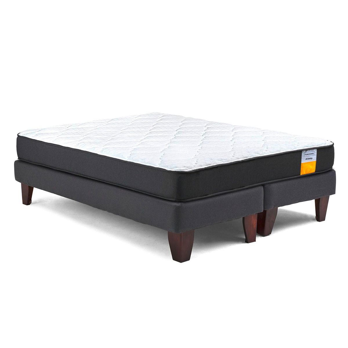 DRIMKIP - Cama Europea Funcional Super King X 2.00Mt Base Dividida Drimkip