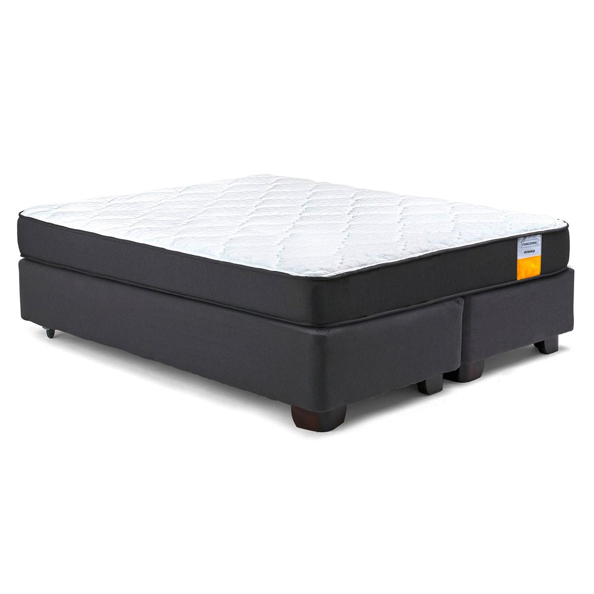 DRIMKIP - Cama Americana Funcional Queen X 2.00T Base Dividida Drimkip