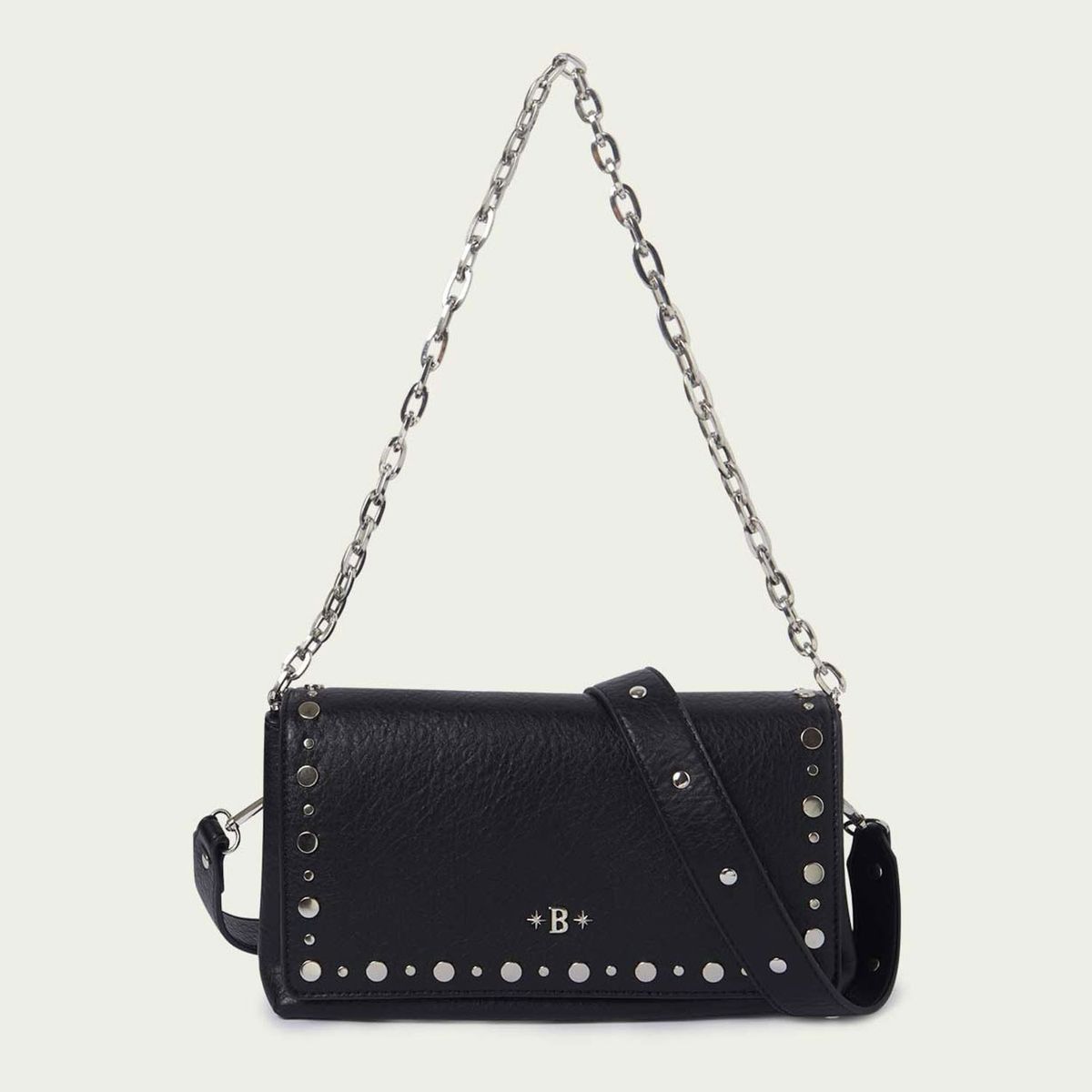 BROWNIE - Bolso Bandolera Fiesta Tachas  Mujer Brownie