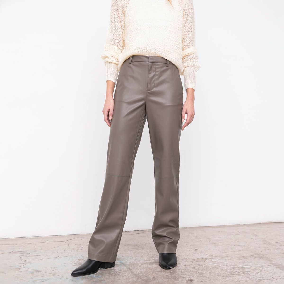 VERO MODA - Pantalón Efecto Piel Mujer Vero Moda