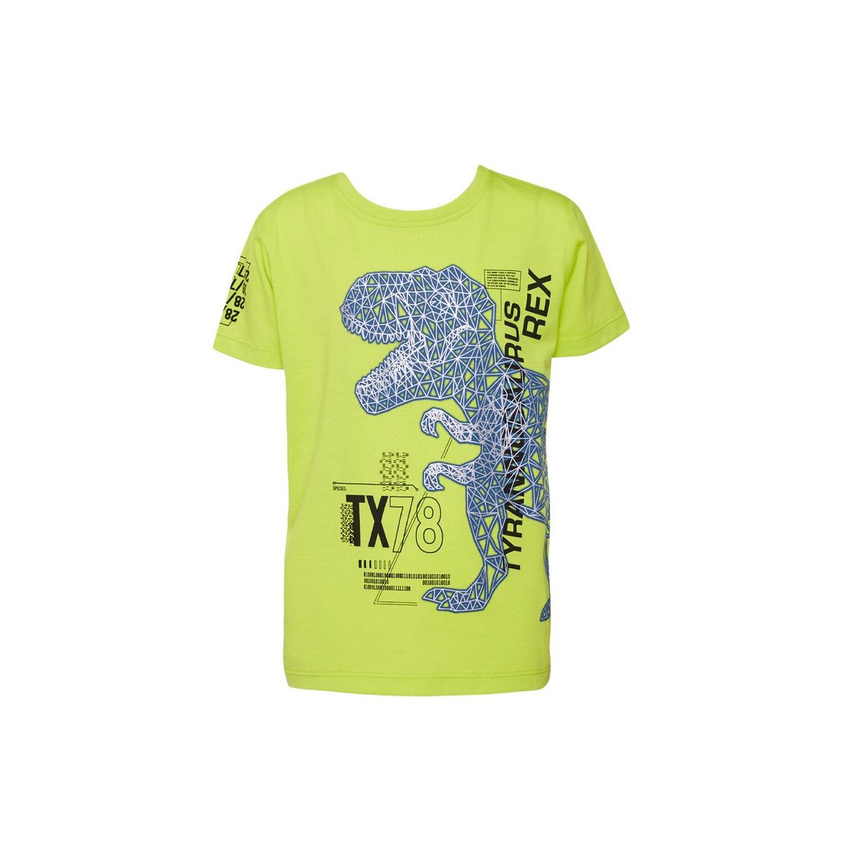 FASHION'S PARK - POLERA GAMER NIÑO VERDE LIMON CLARO