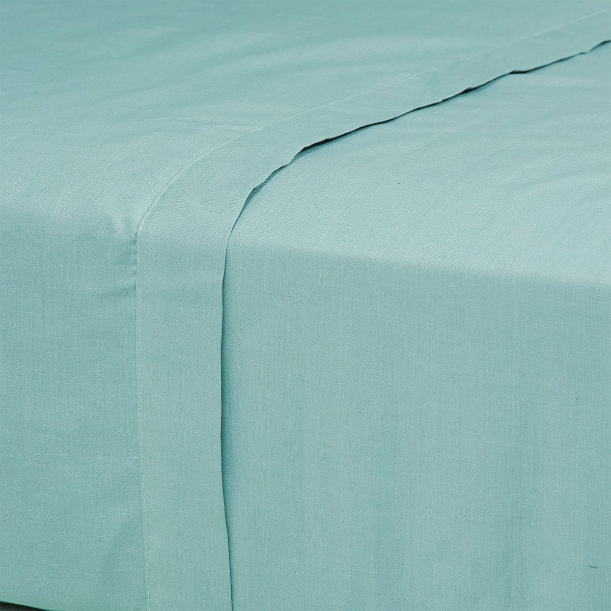 ZAHR - Juego de Sábanas 144 Hilos 1 Plaza Turquesa Zahr