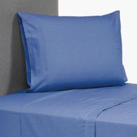 Juego de Sábanas 144 Hilos Azul 1.5 Plazas