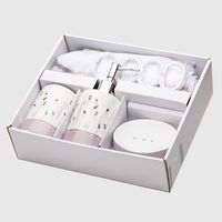 Set Accesorios De Baño 16 Piezas Poliéster