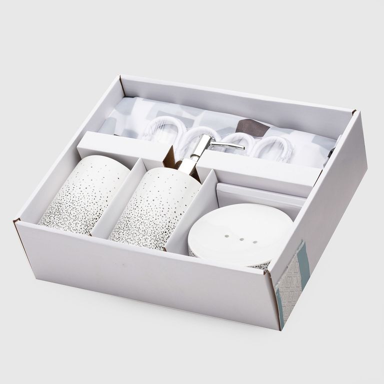 Set Accesorios De Baño 16 Piezas Vidrio