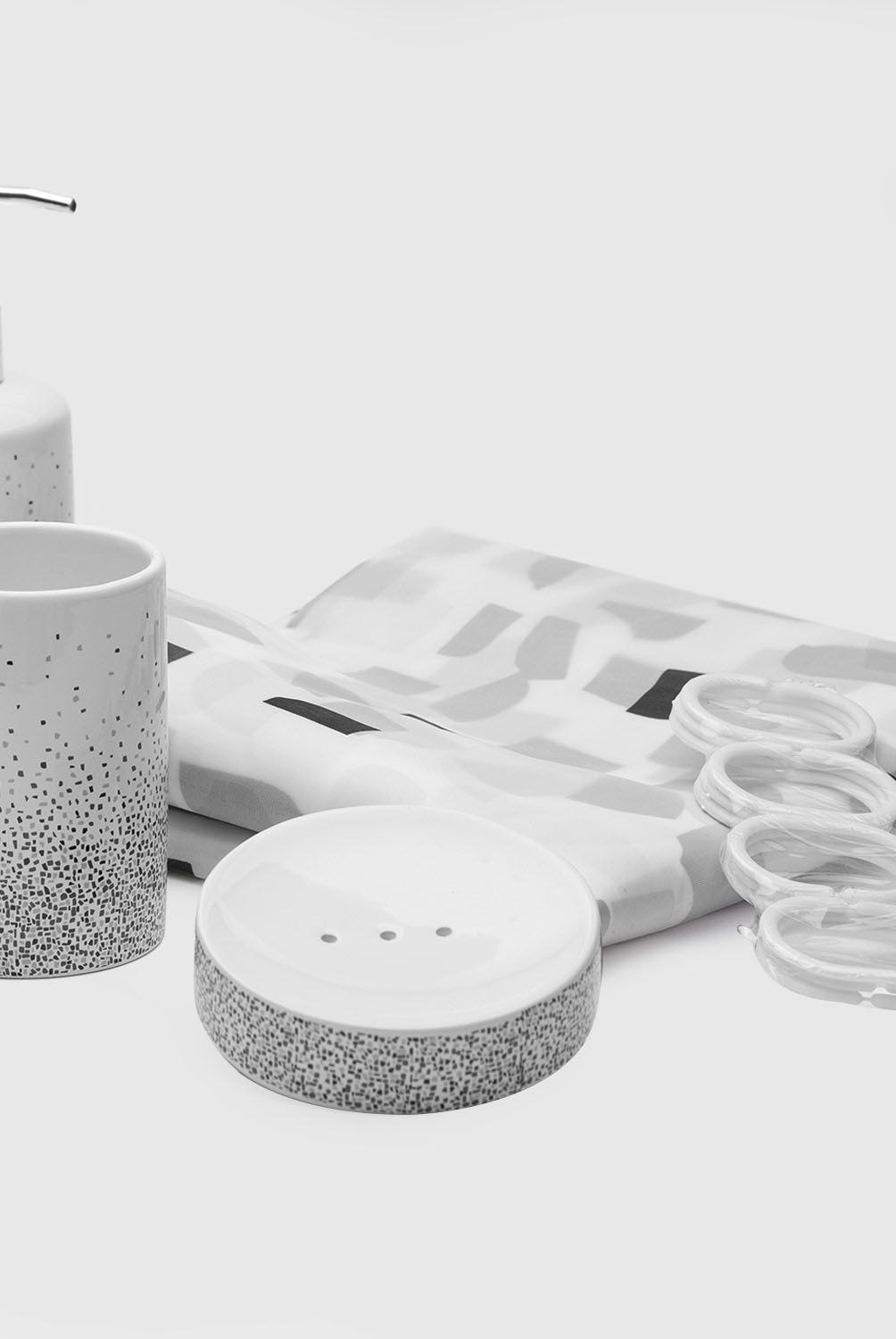 ZAHR - Set Accesorios De Baño 16 Piezas Vidrio Zahr