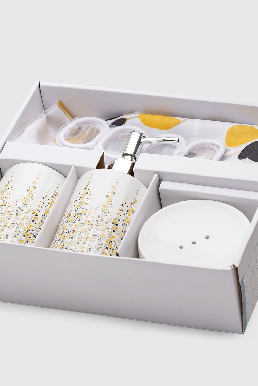 ZAHR - Set Accesorios De Baño 16 Piezas Poliéster Zahr