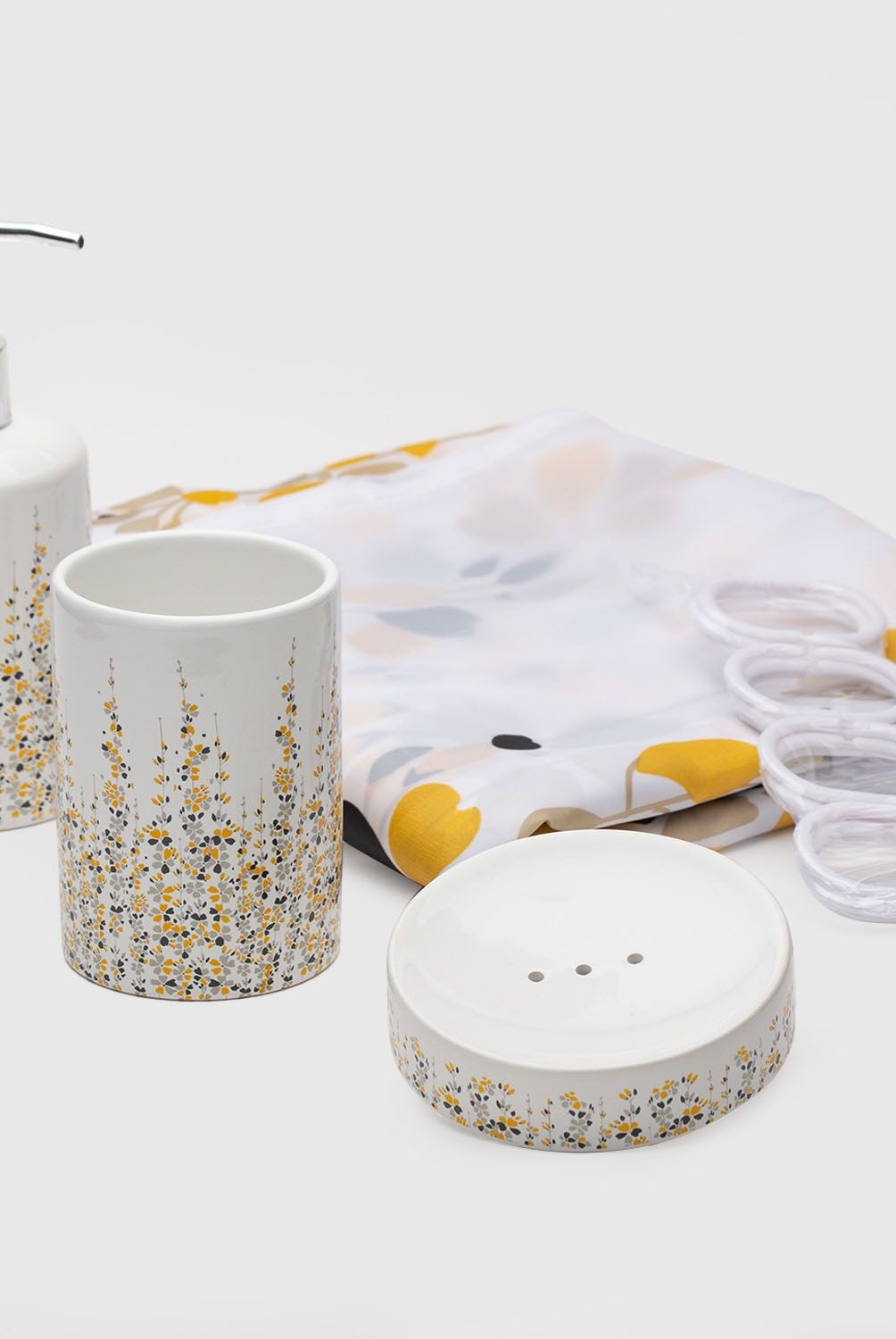 ZAHR - Set Accesorios De Baño 16 Piezas Poliéster Zahr
