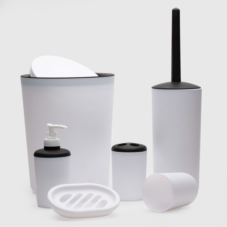 Set Accesorios De Baño 6 Piezas Polipropileno
