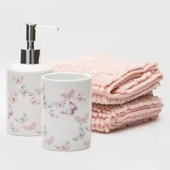 ZAHR - Set Accesorios De Baño 3 Piezas Cerámica