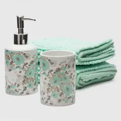 ZAHR - Set Accesorios De Baño 3 Piezas Cerámica