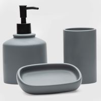 Set Accesorios De Baño 3 Piezas Cerámica
