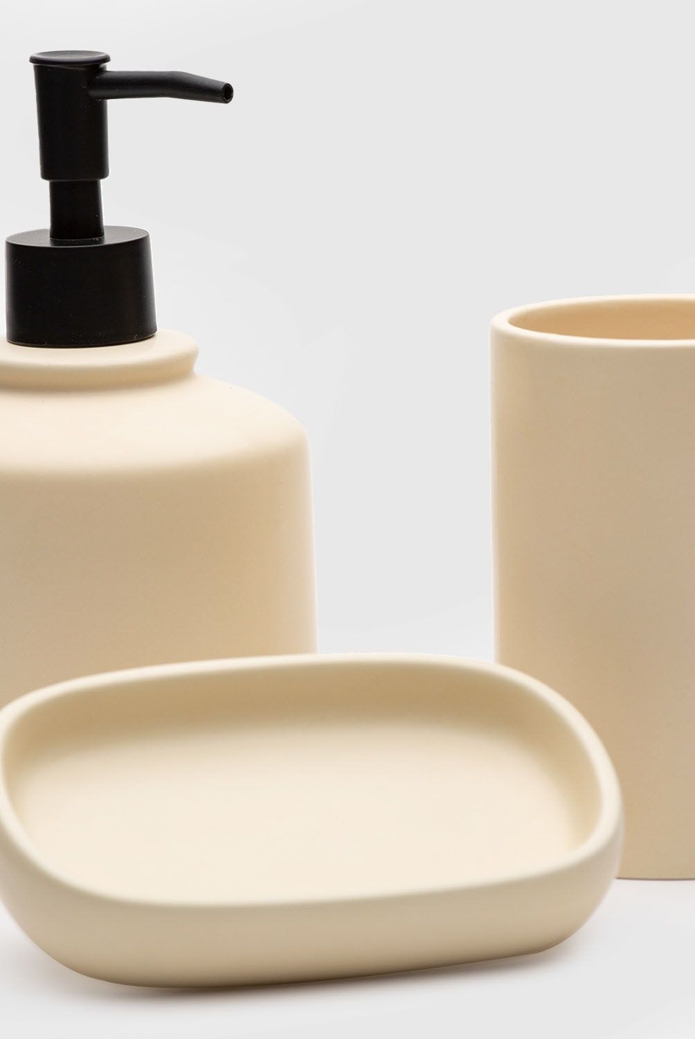 ZAHR - Set Accesorios De Baño 3 Piezas Cerámica Zahr