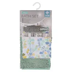 ZAHR - Set Accesorios De Baño 14 Piezas Poliéster