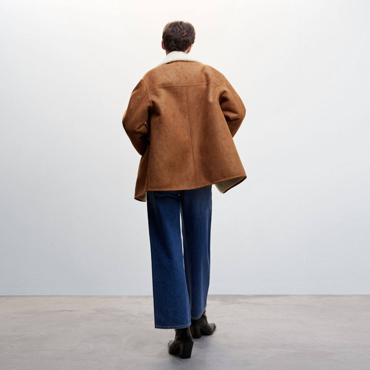 MANGO - Mango Abrigo Largo Oversize Doble Faz Rodeo Mujer