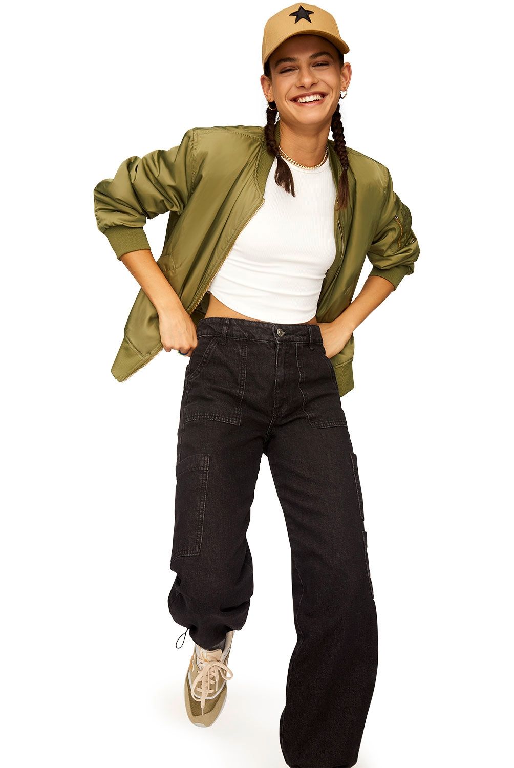 SYBILLA - Sybilla Jeans Jogger Tiro Medio Mujer
