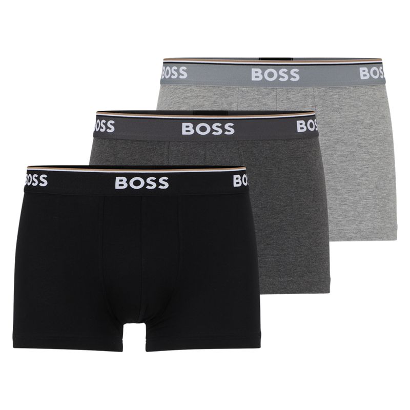 HUGO BOSS - Pack De 3 Boxer Hombre Algodón Hugo Boss