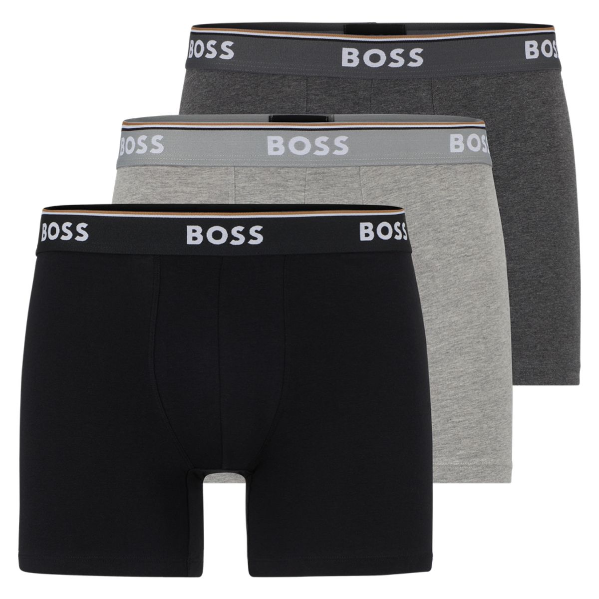 HUGO BOSS - Pack De 3 Boxers Algodón Hombre Hugo Boss