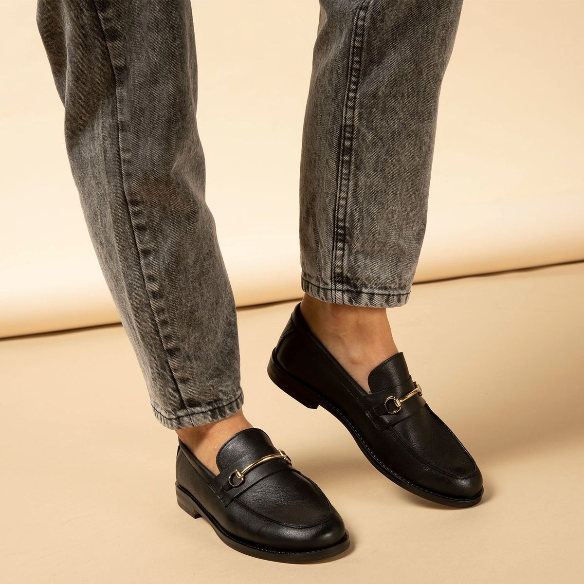 ALDO - Derena Mocasín Mujer Cuero Negro Aldo