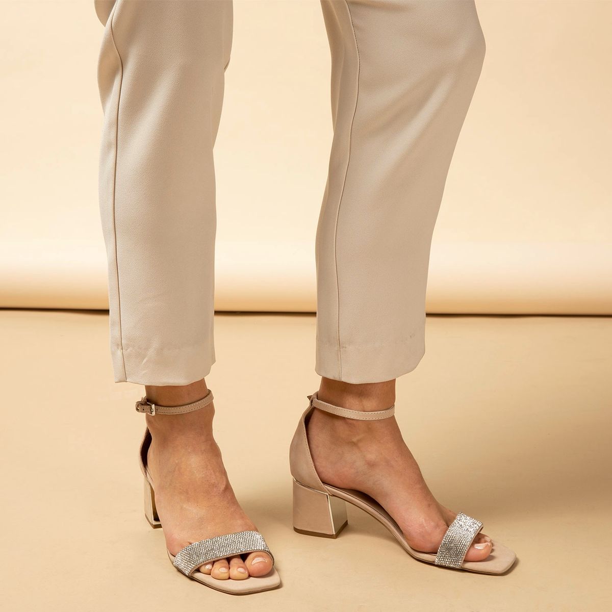 ALDO - Kedeaviel Sandalia Mujer Cuero Beige Aldo