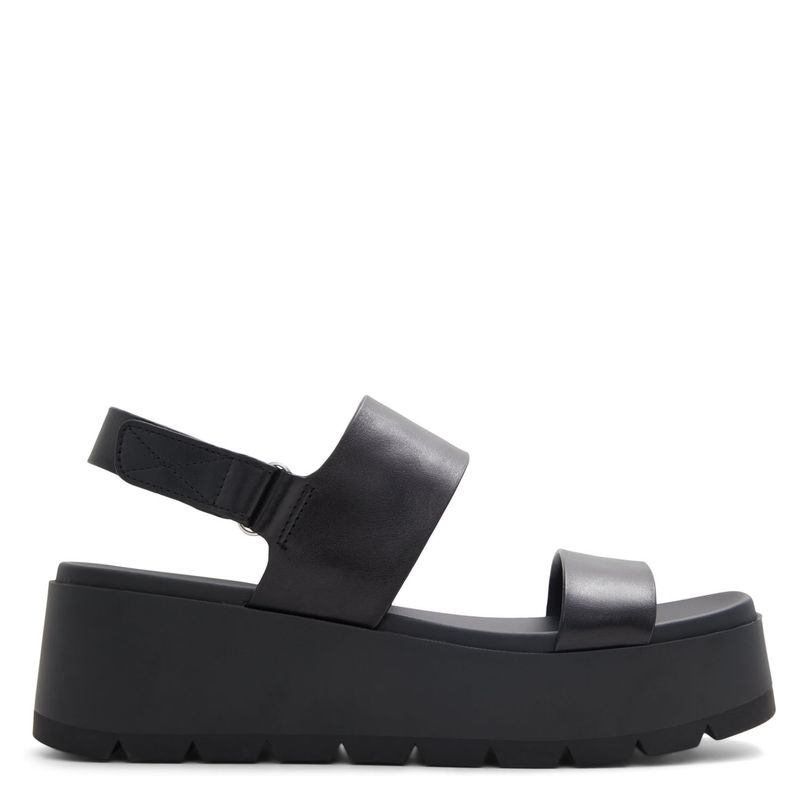 ALDO - Thila Sandalia Mujer Cuero Negro Aldo