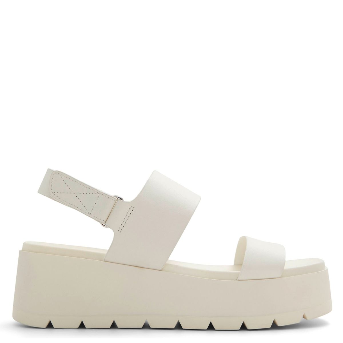 ALDO - Thila Sandalia Plataforma Mujer Cuero Blanco Aldo