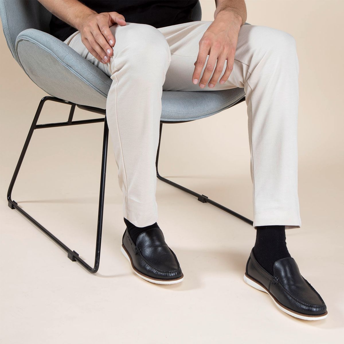 ALDO - Adalberto Zapato Casual Hombre Cuero Negro Aldo