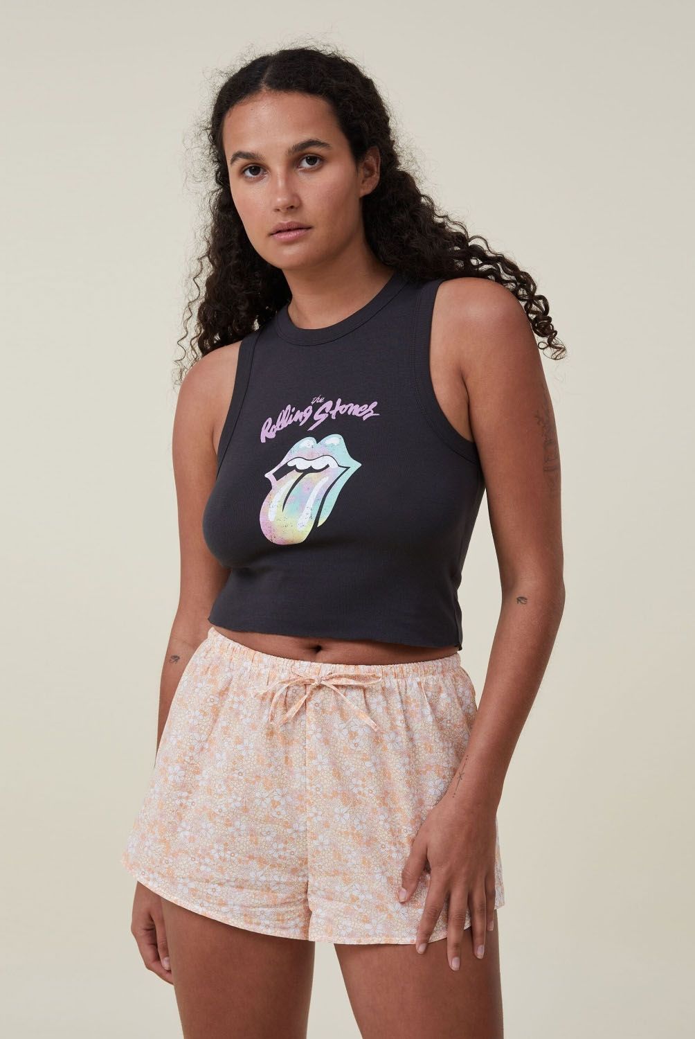 COTTON ON - Polera de Pijama - Rolling Stone Mujer Cotton On