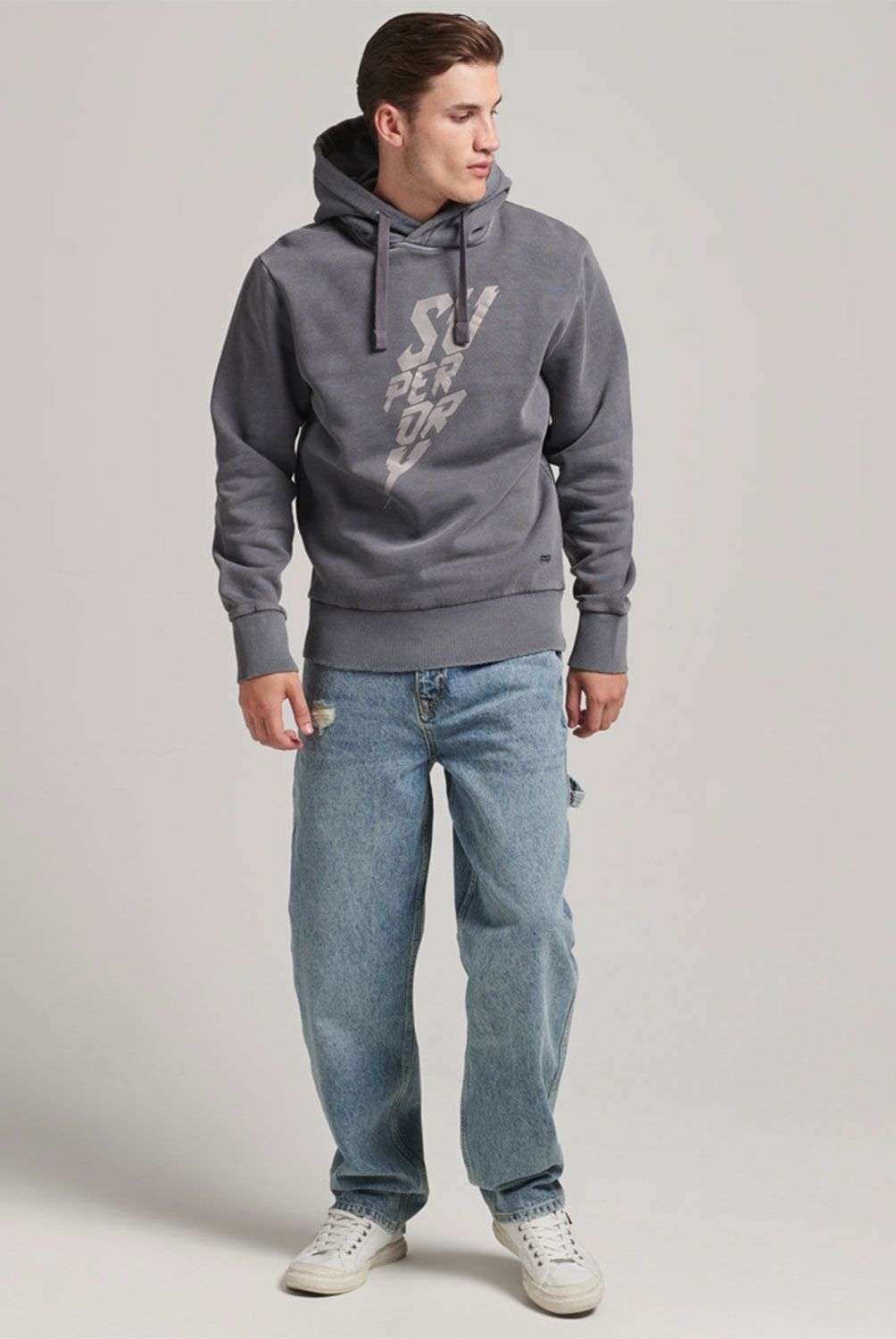 SUPERDRY - Polerón con Capucha Vintage Indie Mark Hombre Superdry