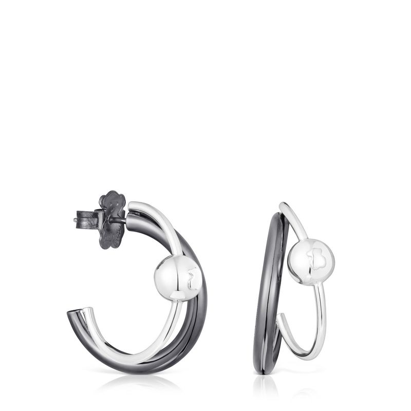 TOUS - Aros Plump de Plata Mujer Tous