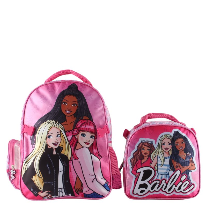 BARBIE - Mochila + Lonchera Niña Barbie
