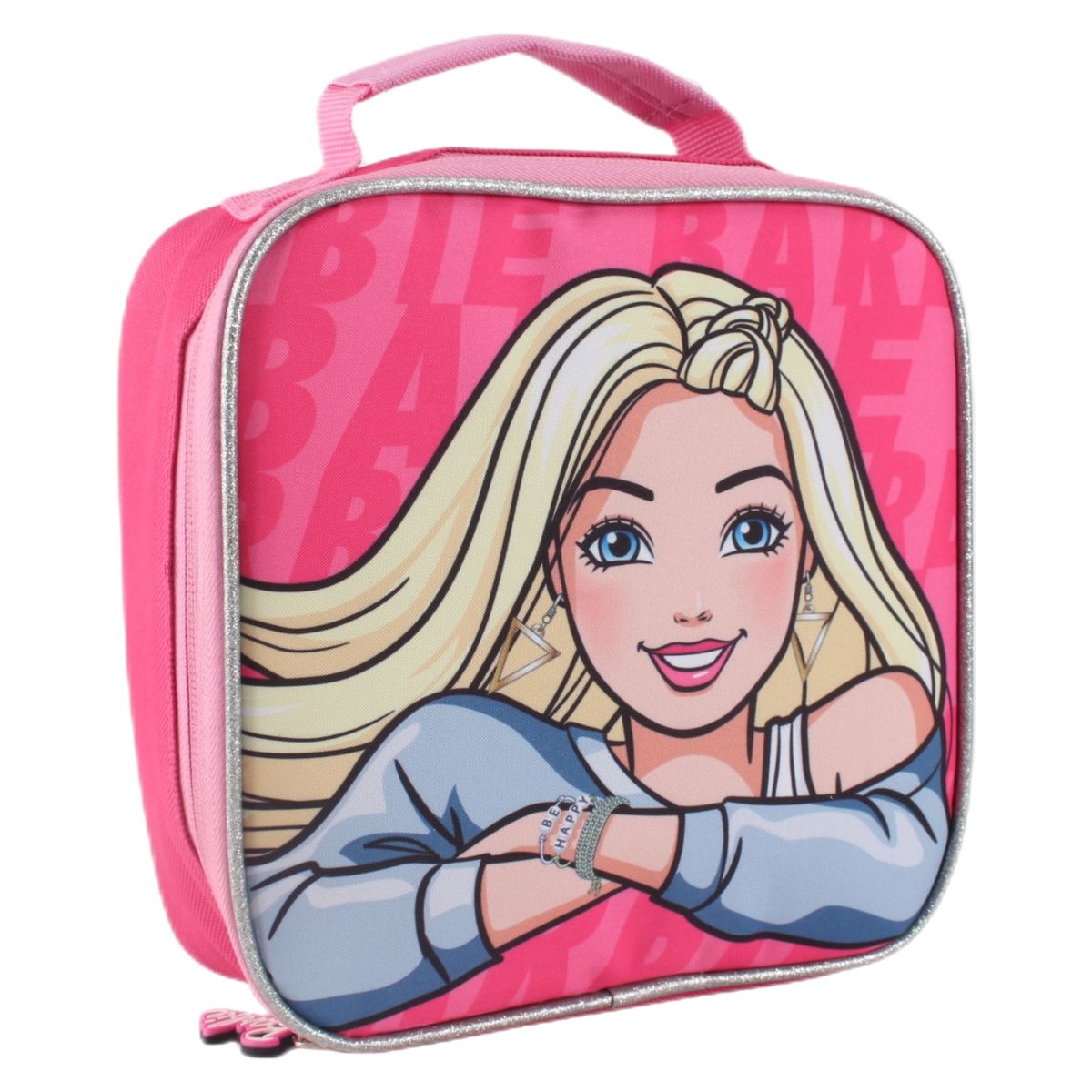 BARBIE - Mochila Con Ruedas + Lonchera + Estuche Niña Barbie