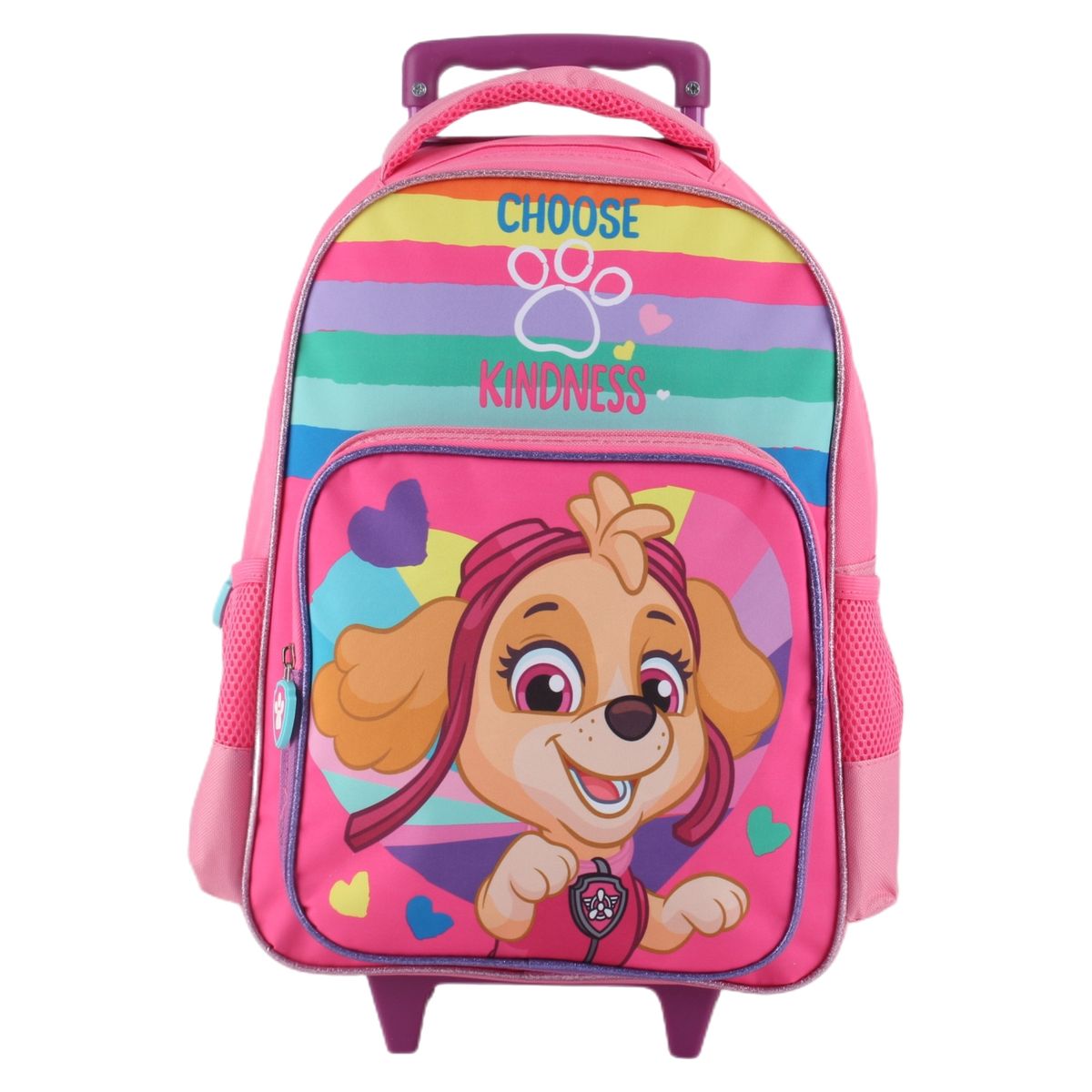 PAW PATROL - Mochila Con Ruedas + Lonchera + Estuche Niña Paw Patrol