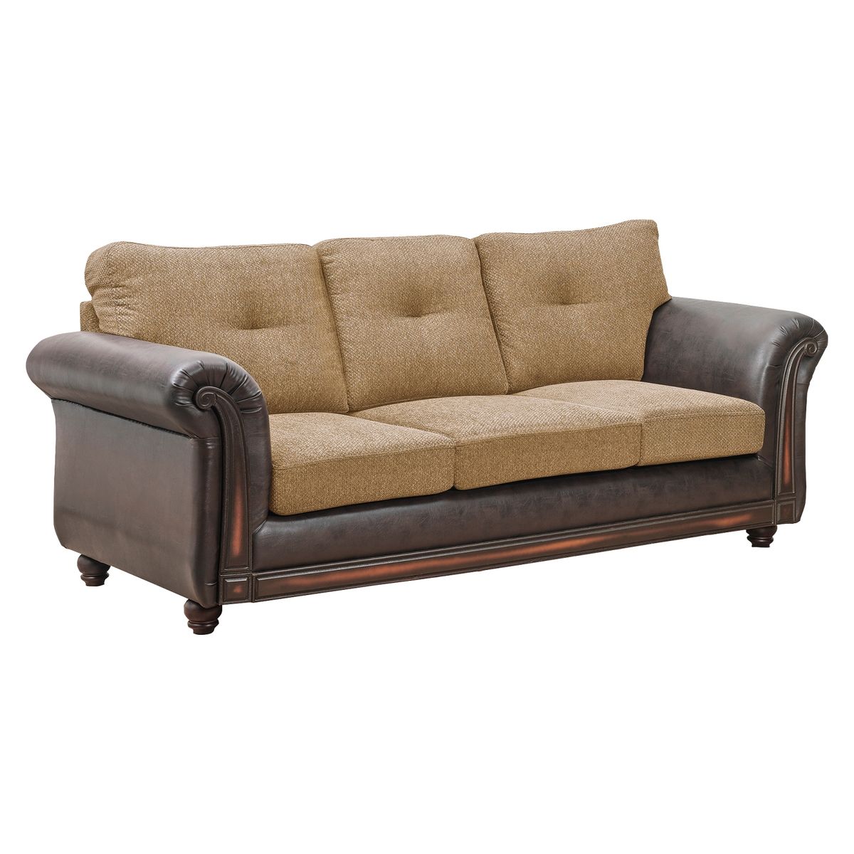 INNOVAMUEBLES - Sofá Burgos 3 Cuerpos Tela Innovamuebles